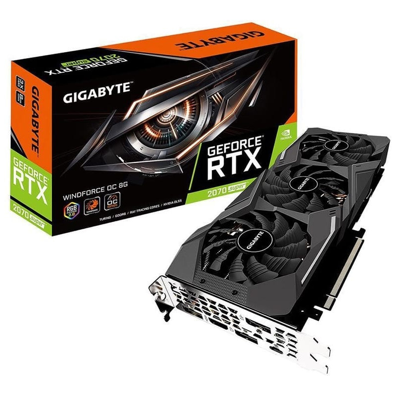 Manufacturer Refurbished Gigabyte GeForce RTX 2070 Super OC WindForce 8G Graphics Card