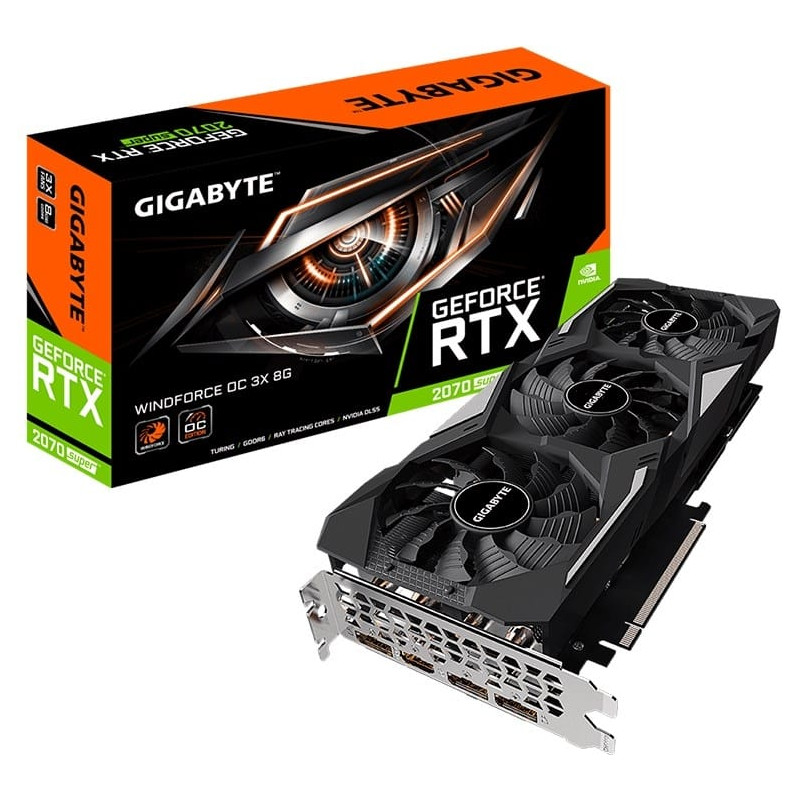 Manufacturer Refurbished Gigabyte GeForce RTX 2070 Super OC WindForce 8G Graphics Card