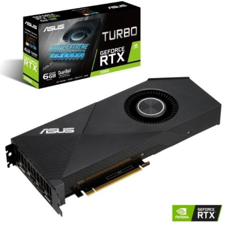 Manufacturer Refurbished ASUS TURBO GeForce RTX 2060 6GB Graphics Card