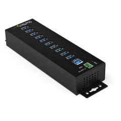 Startech 10-Port Industrial USB 3.0 Hub With Power Adapter