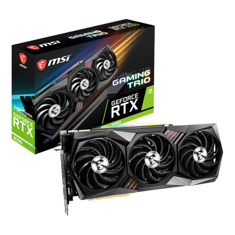 MSI GAMING GeForce RTX 3090 TRIO 24G Graphics Card