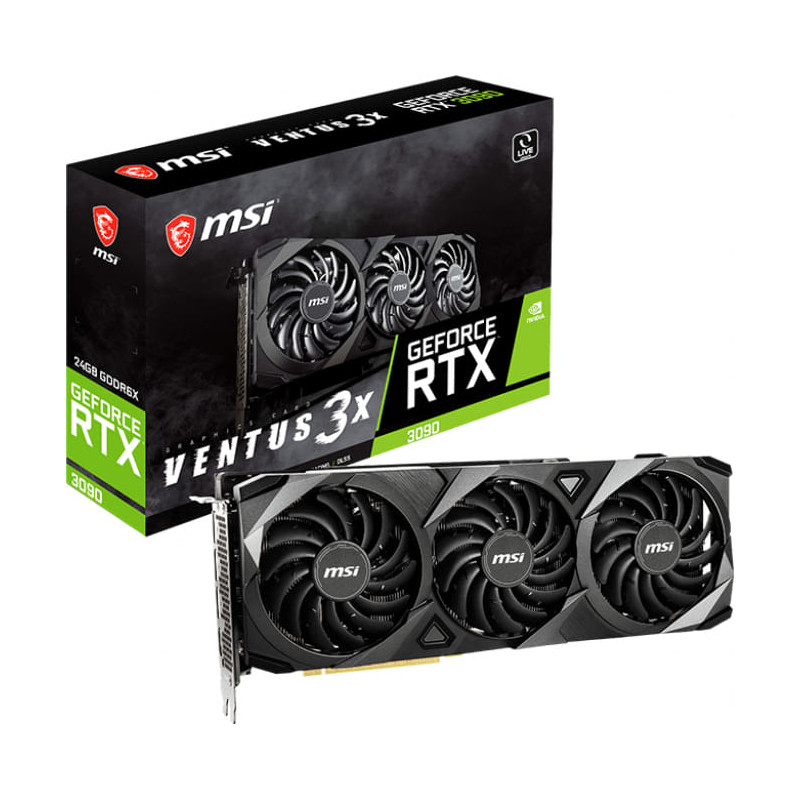 MSI VENTUS GeForce RTX 3090 3x 24G Graphics Card