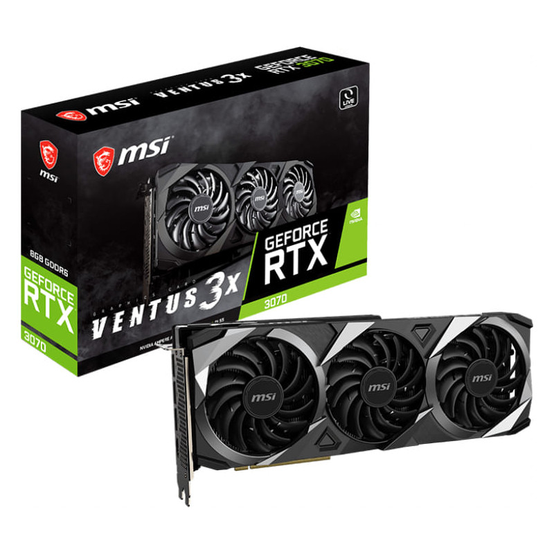 MSI VENTUS GeForce RTX 3070 3X Graphics Card