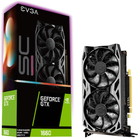 EVGA SC Ultra Gaming GeForce GTX 1660 6GB Graphics Card
