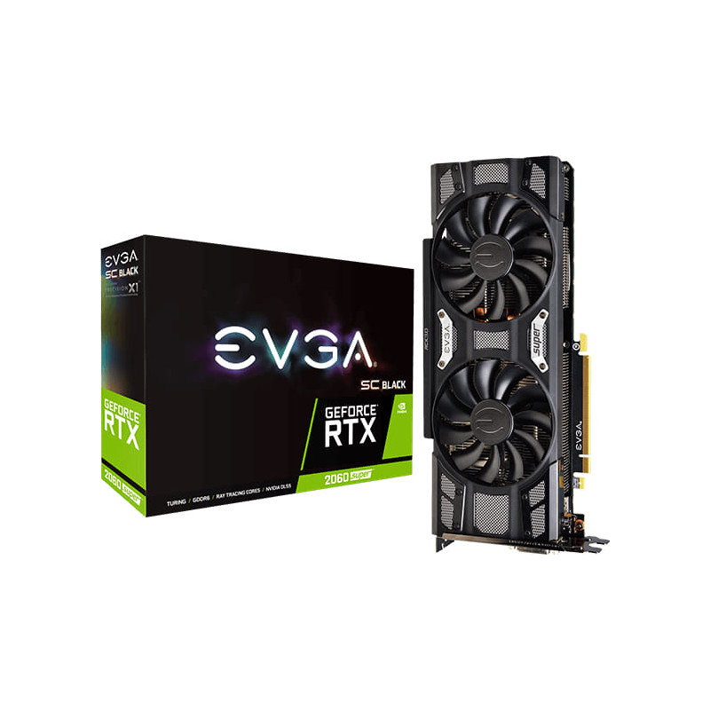 EVGA SC Black Gaming GeForce RTX 2060 Super 8GB Graphics Card