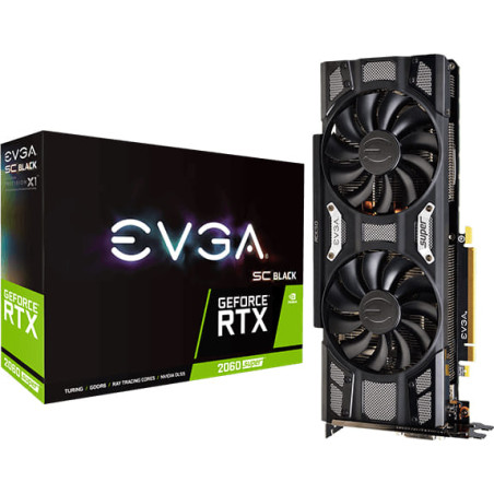EVGA SC Black Gaming GeForce RTX 2060 Super 8GB Graphics Card