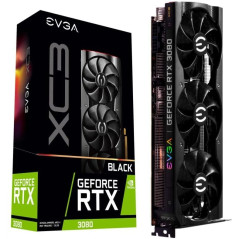EVGA Black Gaming GeForce RTX 3080 XC3 10GB Graphics Card