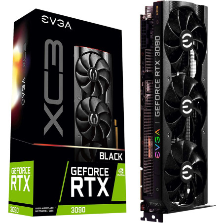 EVGA XC3 Black Gaming GeForce RTX 3090 24GB Graphics Card