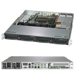 SuperMicro SuperServer 5019C-MR Intel C246 LGA 1151 (Socket H4) Rack (1U) Black