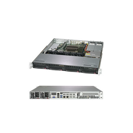 SuperMicro SuperServer 5019C-MR Intel C246 LGA 1151 (Socket H4) Rack (1U) Black