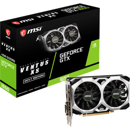 MSI VENTUS GeForce GTX 1650 OC 4G Graphics Card
