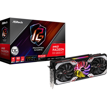 AsRock Phantom Gaming D Radeon RX 6800 XT 16G OC Graphics Card