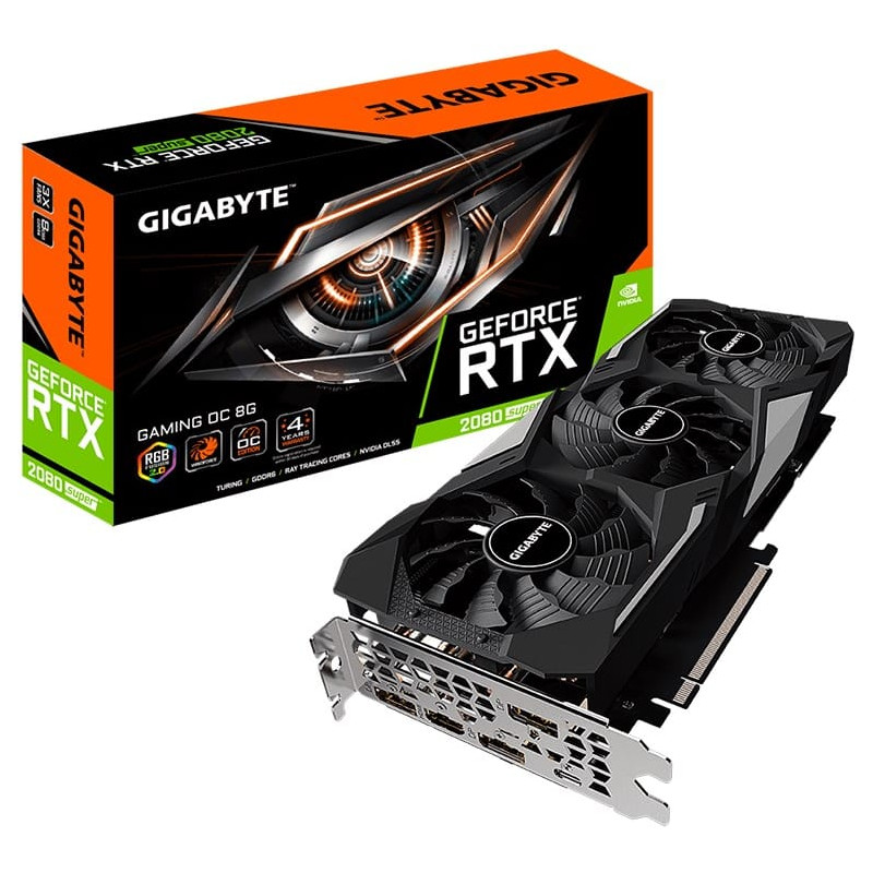 Manufacturer Refurbished Gigabyte GeForce RTX 2080 Super OC 8GC Graphics Card - LHR