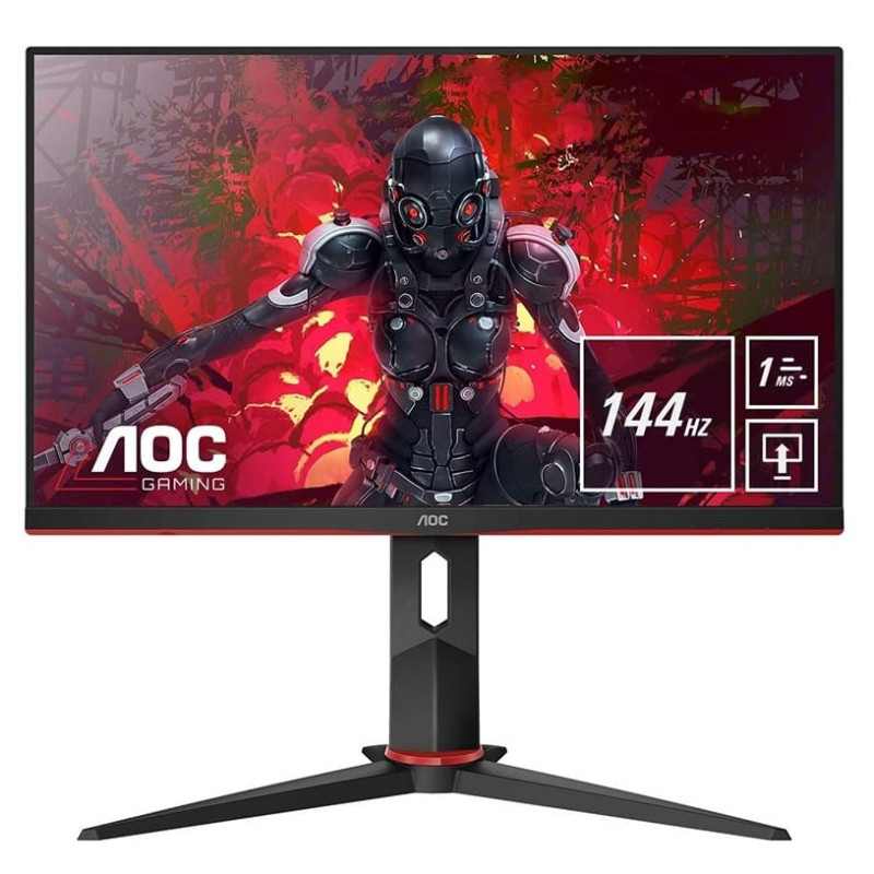 AOC 24G2U 24" Full-HD 1ms 144Hz FreeSync IPS Monitor With USB Hub and Speaker