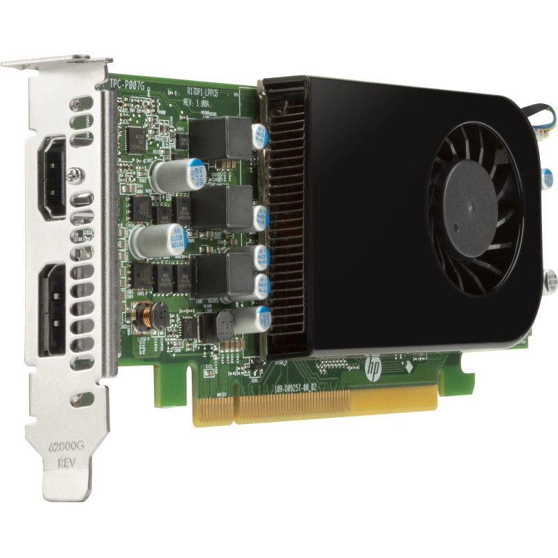 HP AMD Radeon RX550X 4GB LP DisplayPort Card