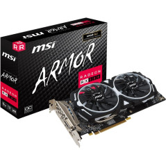 Manufacturer Refurbished MSI ARMOR Radeon RX 580 OC 8G Graphics Card