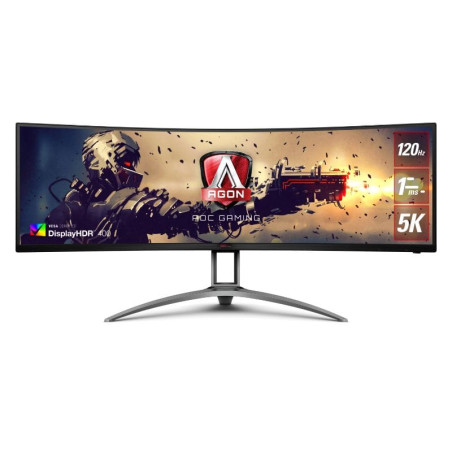 (Ex-Demo) AOC Super Ultra-Wide 49" 5K 120Hz 1ms HAS FreeSync Curved Monitor