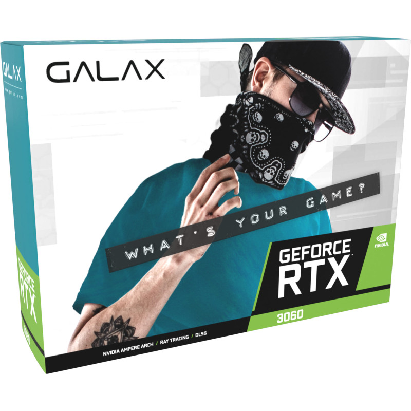Galax GeForce RTX 3060 1-Click OC 12GB Graphics Card