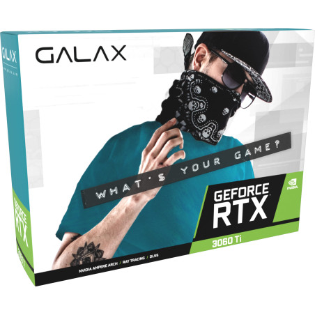 Galax RTX 3060 Ti 1-Click OC 8GB GDDR6 Graphics Card