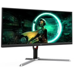 AOC U34G3X 34" 3K IPS 1ms 144Hz FreeSync Premium Height Adjustable Monitor