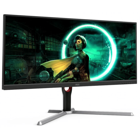 AOC U34G3X 34" 3K IPS 1ms 144Hz FreeSync Premium Height Adjustable Monitor