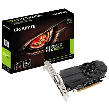 Manufacturer Refurbished Gigabyte GeForce GTX 1050 Ti OC 4G LP Graphics Card