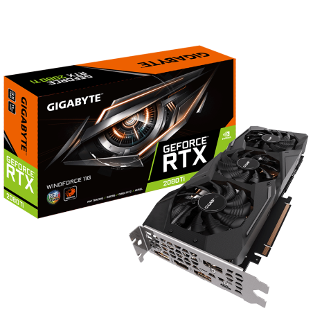 Manufacturer Refurbished Gigabyte GeForce RTX 2080 Ti WindForce 11G Graphics Card