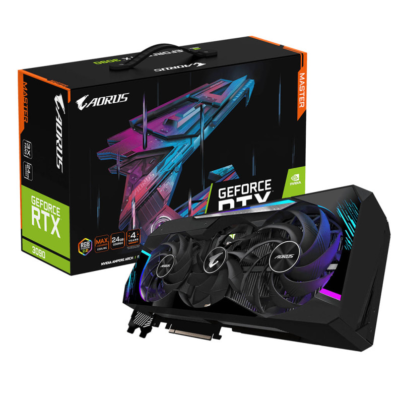 Manufacturer Refurbished Gigabyte AORUS GeForce RTX 3090 Master 24G Graphics Card