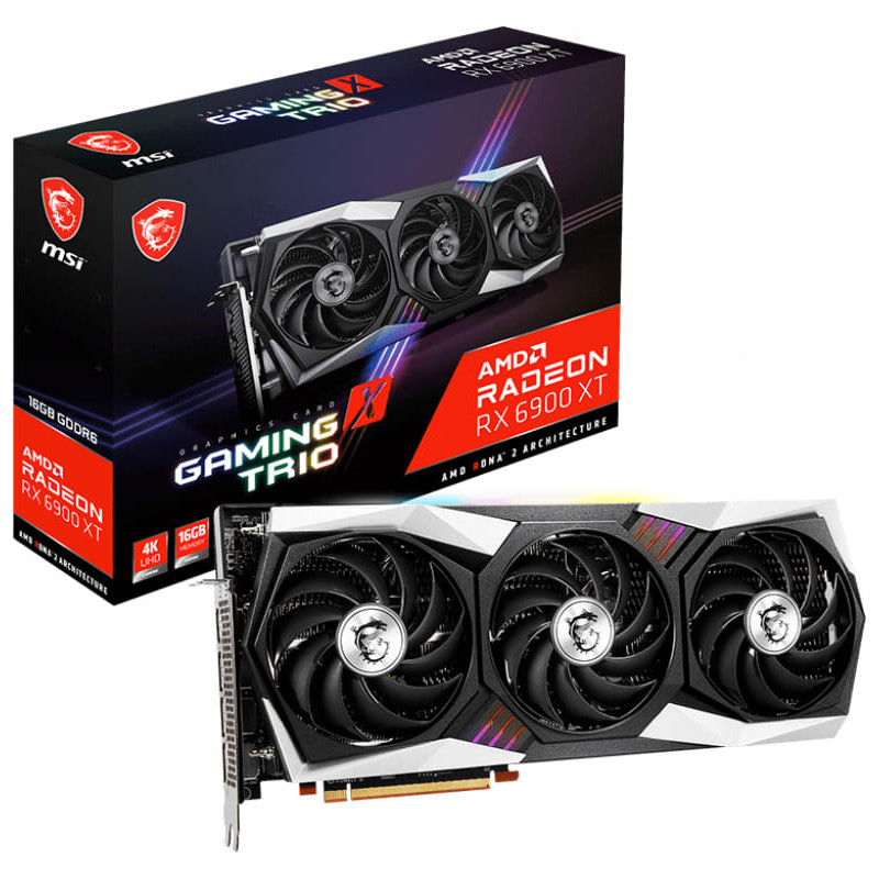 MSI Radeon RX 6900 XT GAMING X Trio 16G Graphics Card