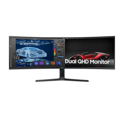 Samsung 49" ViewFinity S9 DQHD QLED 120Hz Curved Business Monitor