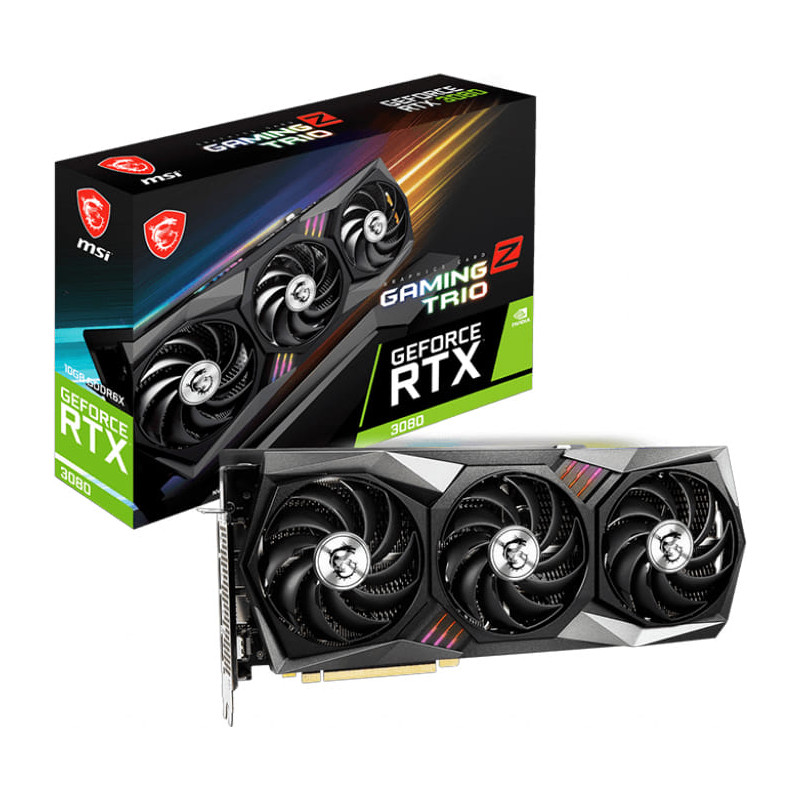 MSI GAMING GeForce RTX 3080 Z Trio 10G Graphics Card - LHR