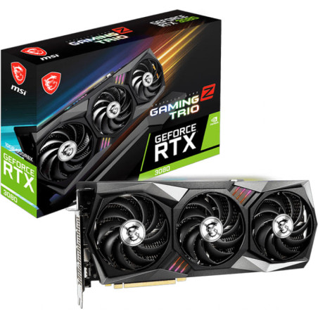 MSI GAMING GeForce RTX 3080 Z Trio 10G Graphics Card - LHR