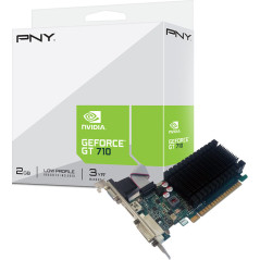 PNY VCGGT7102XMB RTLBX GeForce GT 710 Low Profile 2GB Graphics Card