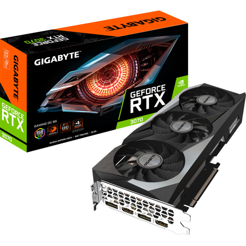 Gigabyte GeForce RTX 3070 OC 8G Gaming Graphics Card - LHR