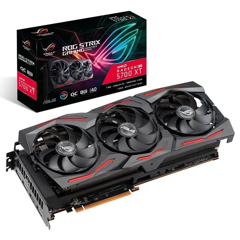 Manufacturer Refurbished ASUS ROG Strix Radeon RX 5700 XT O8G Gaming Graphics Card