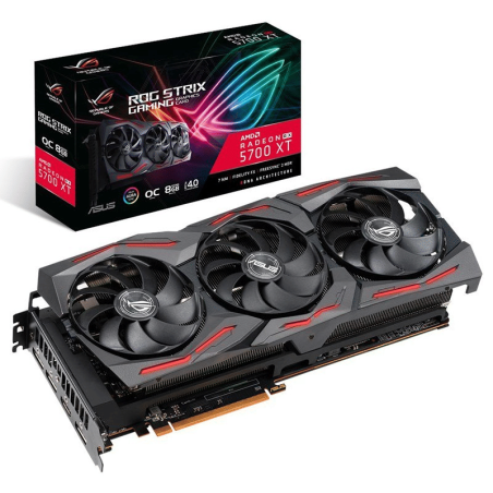 Manufacturer Refurbished ASUS ROG Strix Radeon RX 5700 XT O8G Gaming Graphics Card