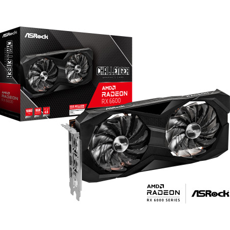 Asrock Challenger Radeon RX 6600 8GB Graphics Card