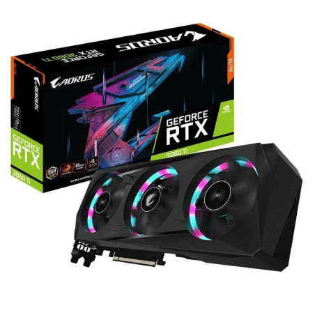 Manufacturer Refurbished Gigabyte AORUS GeForce RTX 3060 Ti Elite 8GD Graphics Card