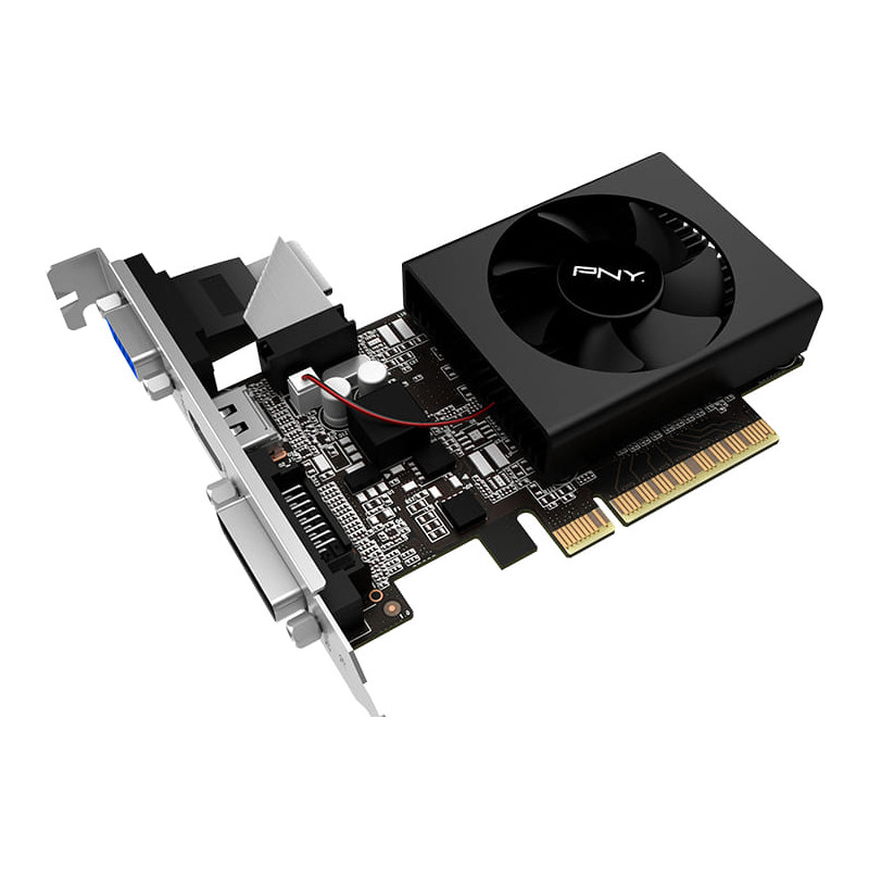 PNY VCGGT7302XPB GeForce GT 730 2GB Single Fan Low Profile Graphics Card