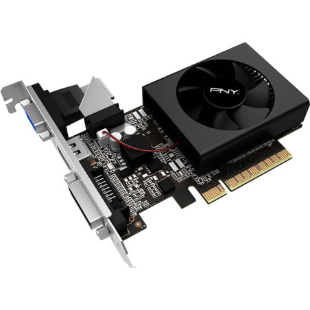 PNY VCGGT7302XPB GeForce GT 730 2GB Single Fan Low Profile Graphics Card