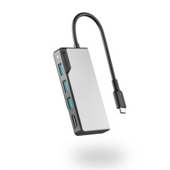 Alogic FusionCore USB-C 5-In-1 HDMI/USB Hub - Space Grey