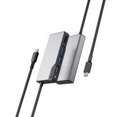 Alogic FusionCore USB-C 5-In-1 HDMI/USB Hub - Space Grey