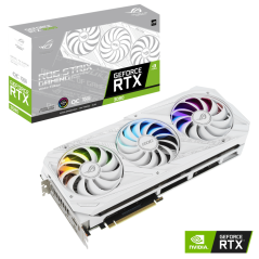 (Carton Damaged) ASUS ROG Strix GeForce RTX 3080 O10G V2 Graphics Card (LHR) - White
