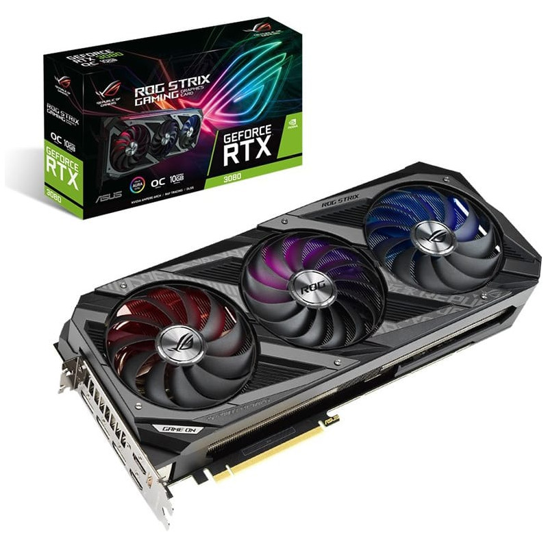 Ex-Demo ASUS ROG Strix GeForce RTX 3080 O10G Gaming Graphics Card