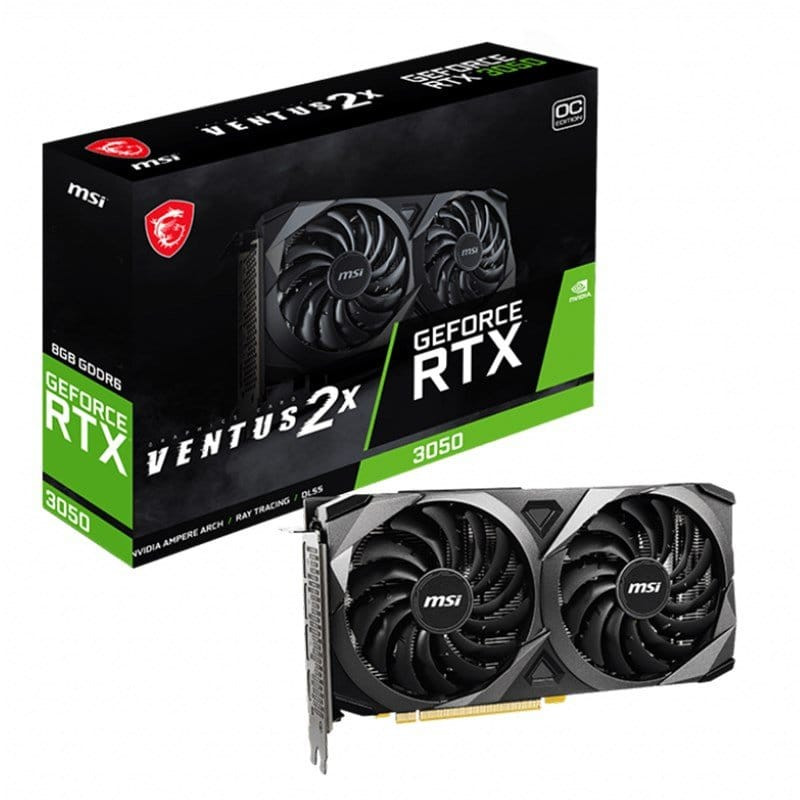MSI VENTUS GeForce RTX 3050 2X 8G OC Graphics Card
