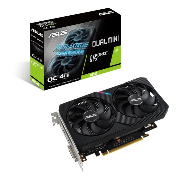 Manufacturer Refurbished ASUS Dual GeForce GTX 1650 Mini OC 4GB Graphics Card