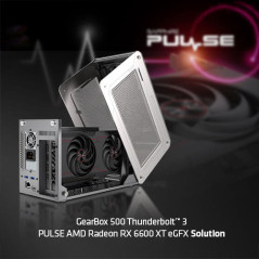 Sapphire GearBox 500 eGFX Enclosure With RX 6600 XT