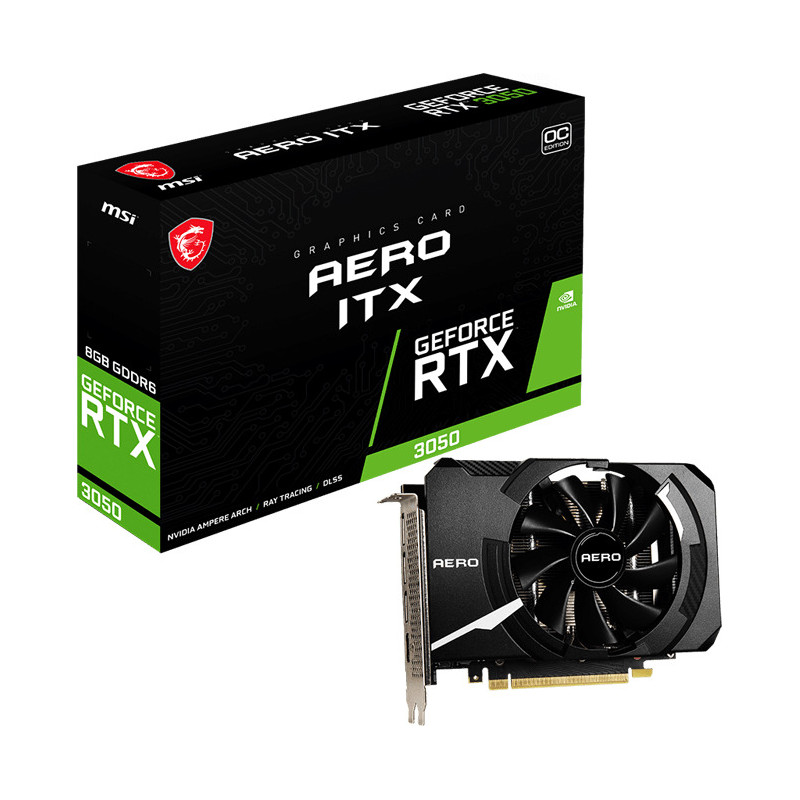 MSI AERO ITX GeForce RTX 3050 8G OC Graphics Card