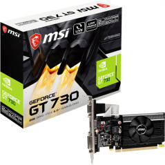 MSI N730K GeForce GT 730 2G Low Profile Graphics Card