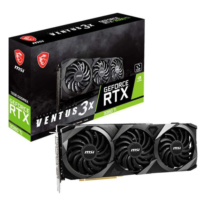 MSI VENTUS GeForce RTX 3080 Ti 3X 12G Graphics Card